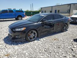 Salvage cars for sale at Barberton, OH auction: 2016 Ford Fusion Titanium