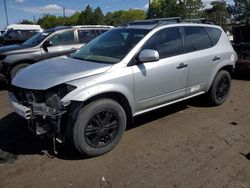 Salvage cars for sale at Denver, CO auction: 2007 Nissan Murano SL