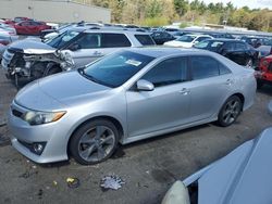 Salvage cars for sale at Exeter, RI auction: 2013 Toyota Camry SE