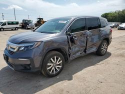 Salvage cars for sale at Oklahoma City, OK auction: 2022 Honda Pilot EXL