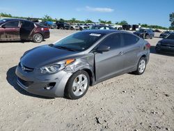 Salvage cars for sale at Kansas City, KS auction: 2013 Hyundai Elantra GLS