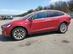 Salvage cars for sale at Brookhaven, NY auction: 2016 Tesla Model X