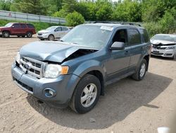 Salvage cars for sale at Davison, MI auction: 2012 Ford Escape XLT