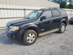 Salvage cars for sale at Gastonia, NC auction: 2008 Ford Escape XLT