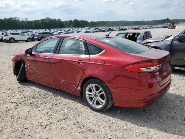 2018 Ford Fusion SE Hybrid