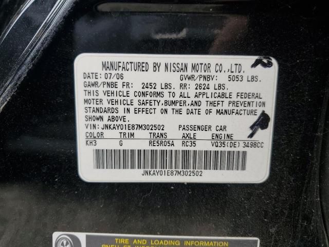 2007 Infiniti M35 Base