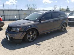 Salvage cars for sale at Lansing, MI auction: 2014 Dodge Journey Crossroad