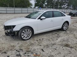 Salvage cars for sale at Loganville, GA auction: 2017 Audi A4 Premium