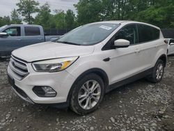 Salvage cars for sale at Waldorf, MD auction: 2017 Ford Escape SE