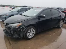 Salvage cars for sale at Grand Prairie, TX auction: 2019 Toyota Corolla L