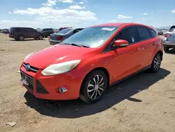 Salvage cars for sale at Brighton, CO auction: 2012 Ford Focus SE