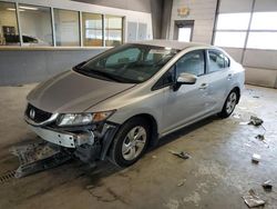 Honda salvage cars for sale: 2015 Honda Civic LX