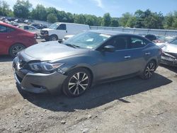 Salvage cars for sale from Copart Grantville, PA: 2017 Nissan Maxima 3.5S