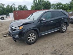Salvage cars for sale at Baltimore, MD auction: 2012 KIA Sorento Base