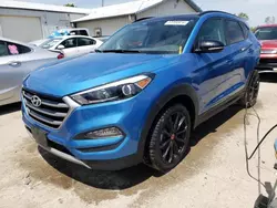 Salvage cars for sale at Pekin, IL auction: 2017 Hyundai Tucson Limited