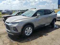 Salvage cars for sale at Woodhaven, MI auction: 2021 Chevrolet Blazer 2LT