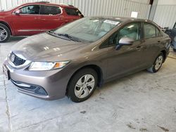 Salvage cars for sale at Franklin, WI auction: 2015 Honda Civic LX