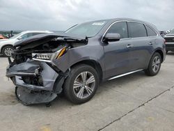 Salvage cars for sale at Grand Prairie, TX auction: 2019 Acura MDX