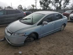 Salvage cars for sale from Copart Riverview, FL: 2006 Honda Civic Hybrid