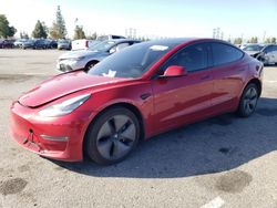 Salvage cars for sale at Rancho Cucamonga, CA auction: 2019 Tesla Model 3