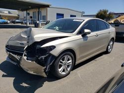 Salvage cars for sale at Hayward, CA auction: 2018 Ford Fusion SE Hybrid
