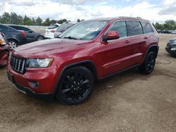 Salvage cars for sale at Elgin, IL auction: 2012 Jeep Grand Cherokee Laredo