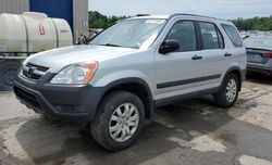 Salvage cars for sale from Copart Ellwood City, PA: 2004 Honda CR-V LX