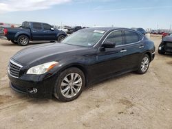 Salvage cars for sale at Amarillo, TX auction: 2012 Infiniti M37