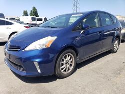 Salvage cars for sale at Hayward, CA auction: 2014 Toyota Prius V