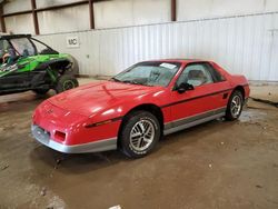 Salvage cars for sale at Lansing, MI auction: 1985 Pontiac Fiero GT