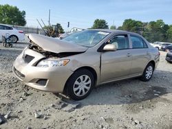 Salvage cars for sale from Copart Mebane, NC: 2010 Toyota Corolla Base