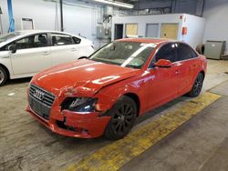 Salvage cars for sale at Wheeling, IL auction: 2012 Audi A4 Premium