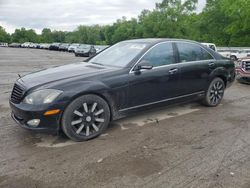 Salvage cars for sale at Ellwood City, PA auction: 2007 Mercedes-Benz S 550 4matic