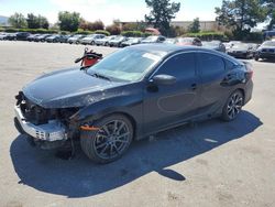 Salvage cars for sale at San Martin, CA auction: 2018 Honda Civic SI