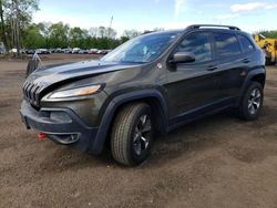 Salvage cars for sale at New Britain, CT auction: 2014 Jeep Cherokee Trailhawk