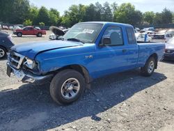 Salvage trucks for sale at Madisonville, TN auction: 2000 Ford Ranger Super Cab