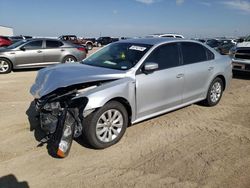 Vehiculos salvage en venta de Copart Amarillo, TX: 2015 Volkswagen Passat S