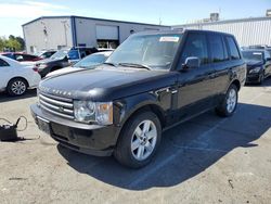Land Rover Range Rover hse salvage cars for sale: 2003 Land Rover Range Rover HSE
