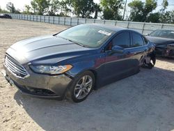 Vehiculos salvage en venta de Copart Riverview, FL: 2018 Ford Fusion SE