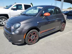 Salvage cars for sale at Hayward, CA auction: 2015 Fiat 500 Electric