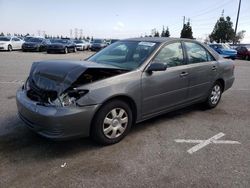 Salvage cars for sale from Copart Rancho Cucamonga, CA: 2004 Toyota Camry LE