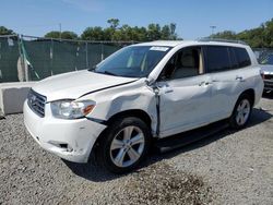 Salvage cars for sale at Riverview, FL auction: 2009 Toyota Highlander Limited