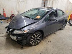 Salvage cars for sale at Madisonville, TN auction: 2015 Honda Civic EXL