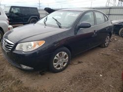 Salvage cars for sale from Copart Elgin, IL: 2010 Hyundai Elantra Blue