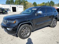 Salvage cars for sale at Mendon, MA auction: 2020 Jeep Grand Cherokee Limited