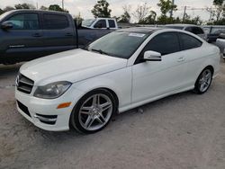 Mercedes-Benz salvage cars for sale: 2012 Mercedes-Benz C 250