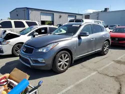 Salvage cars for sale at Vallejo, CA auction: 2017 Infiniti QX50