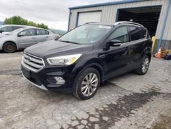 Salvage cars for sale at Chambersburg, PA auction: 2017 Ford Escape Titanium