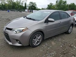 Salvage cars for sale from Copart Baltimore, MD: 2015 Toyota Corolla L