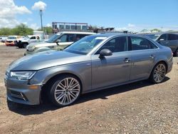 Salvage cars for sale at Kapolei, HI auction: 2017 Audi A4 Prestige